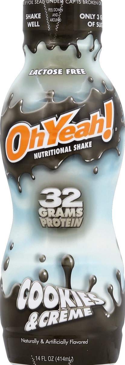 slide 1 of 5, Oh Yeah! Nutritional Shake 14 oz, 14 oz