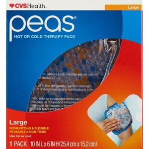 slide 1 of 1, CVS Health Peas Hot Or Cold Therapy Pack, Large, 1 ct