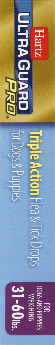 slide 2 of 4, Hartz UltraGuard Pro Flea & Tick Topicals For Dogs & Puppies 31-60lbs, 3 Months Supply, 3 ct