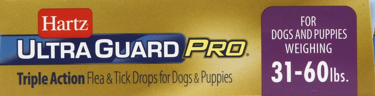slide 3 of 4, Hartz UltraGuard Pro Flea & Tick Topicals For Dogs & Puppies 31-60lbs, 3 Months Supply, 3 ct