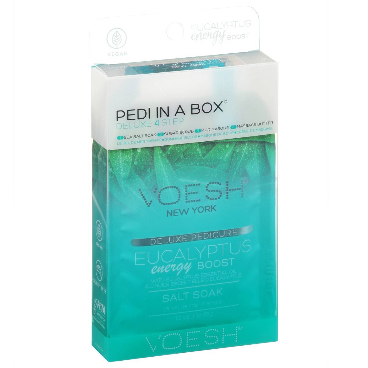 slide 2 of 9, VOESH&Reg; Pedi In A Box&Reg; In Eucalyptus, 1 ct