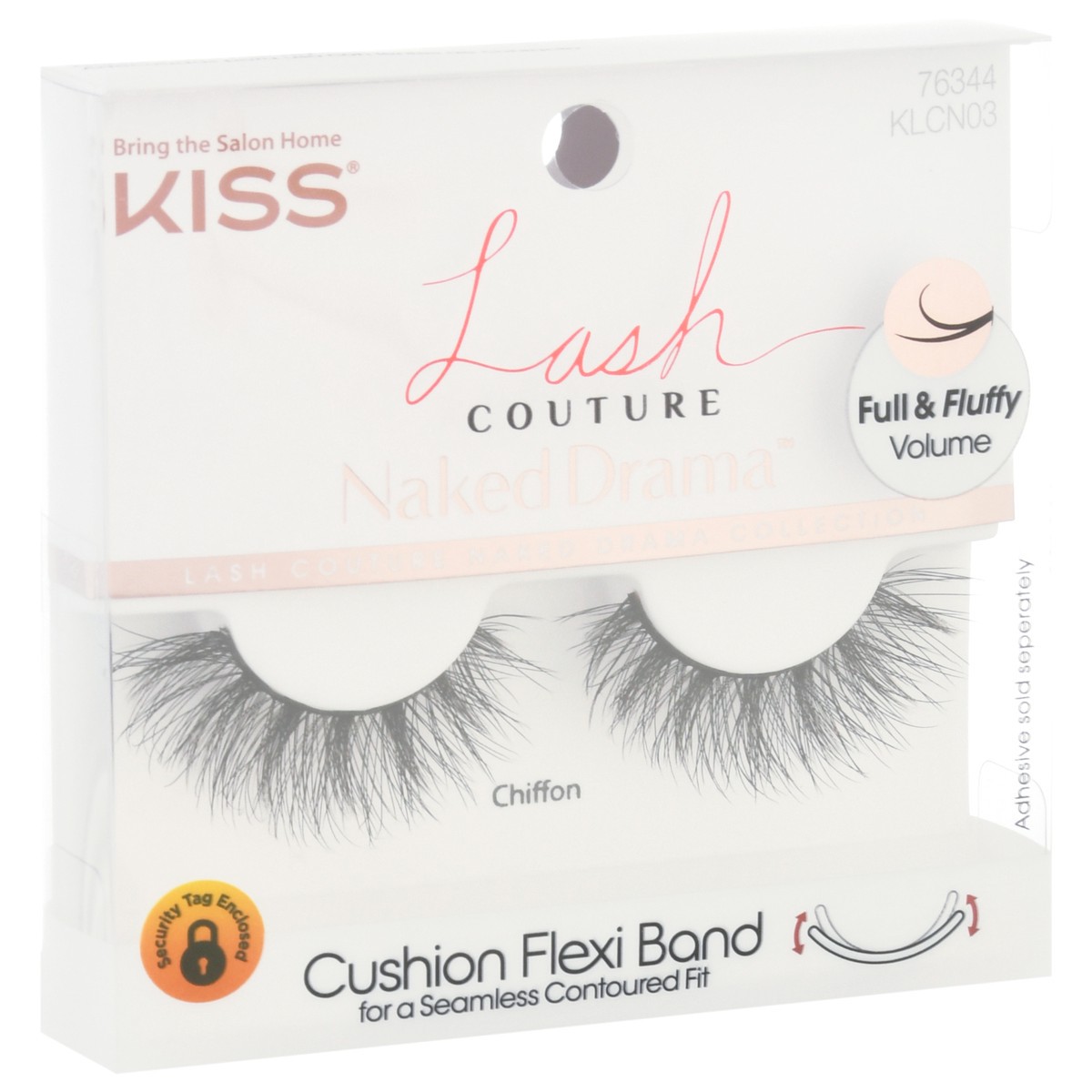 slide 6 of 9, KISS Lash Couture Naked Drama Collection Cushion Flexi-Band False Eyelashes - Chiffon - 1 Pair, 2 ct