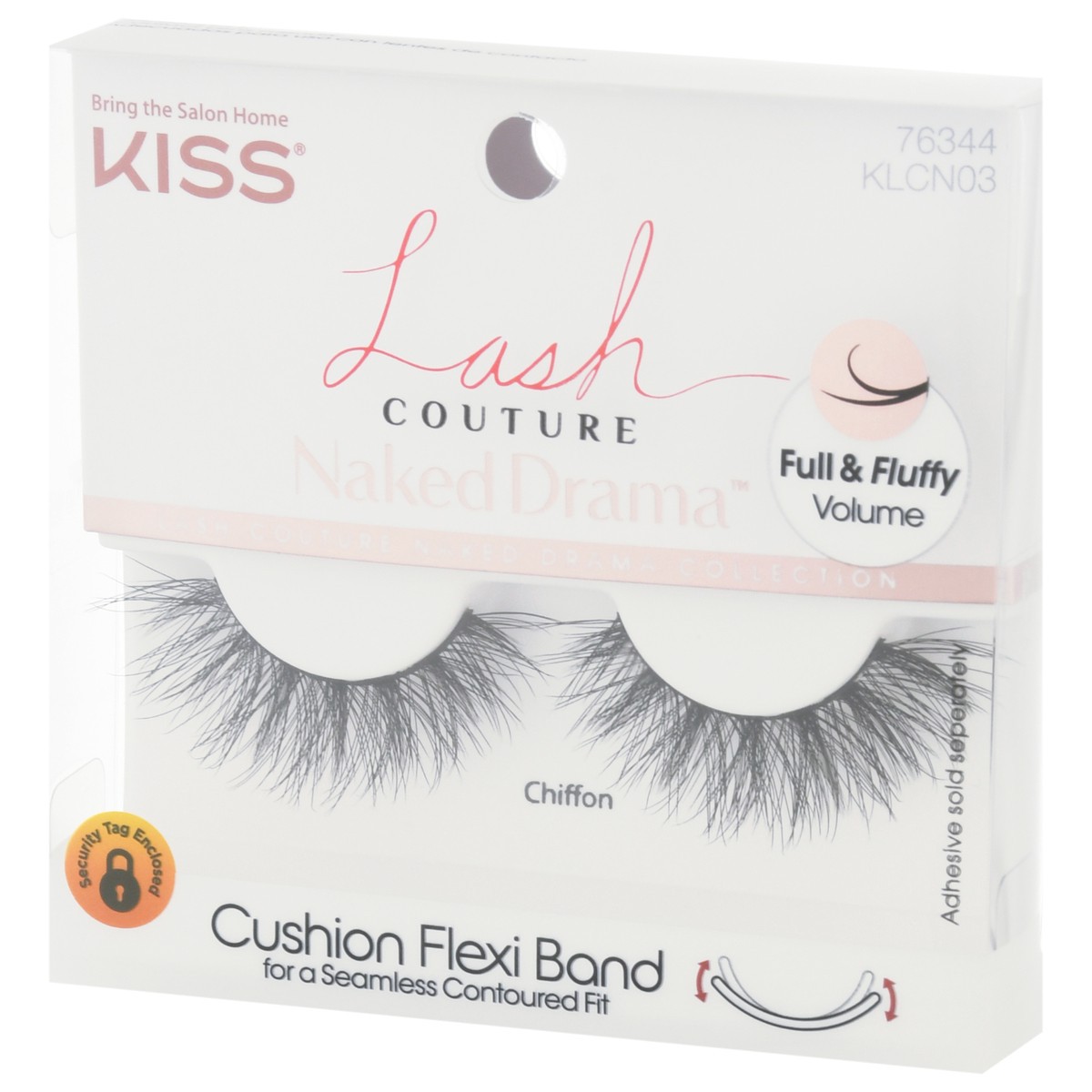 slide 9 of 9, KISS Lash Couture Naked Drama Collection Cushion Flexi-Band False Eyelashes - Chiffon - 1 Pair, 2 ct