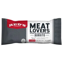 Red's Meat Lovers Sausage & Egg Burrito 5 oz