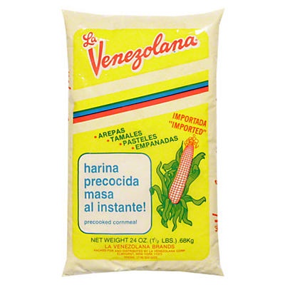 slide 1 of 1, La Venezolana Precooked Cornmeal, 24 oz