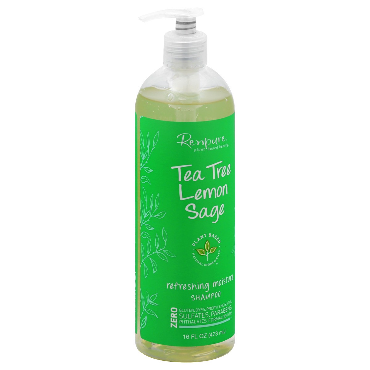 slide 2 of 11, Renpure Tea Tree Lemon Sage Refreshing Moisture Shampoo 16 oz, 16 fl oz