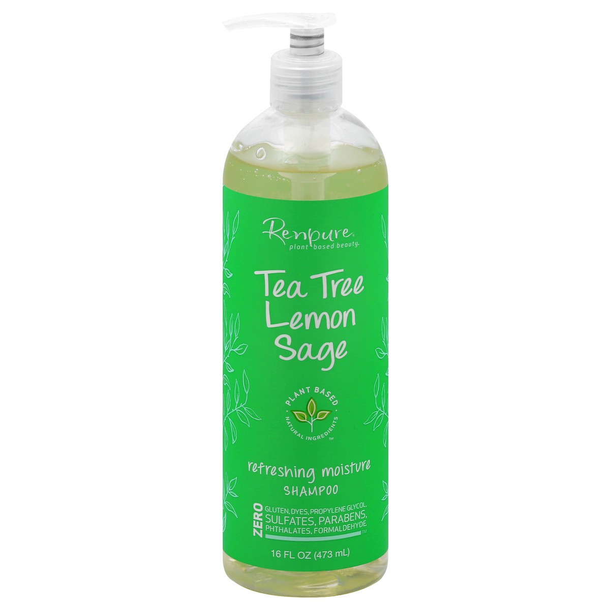 slide 1 of 11, Renpure Tea Tree Lemon Sage Refreshing Moisture Shampoo 16 oz, 16 fl oz