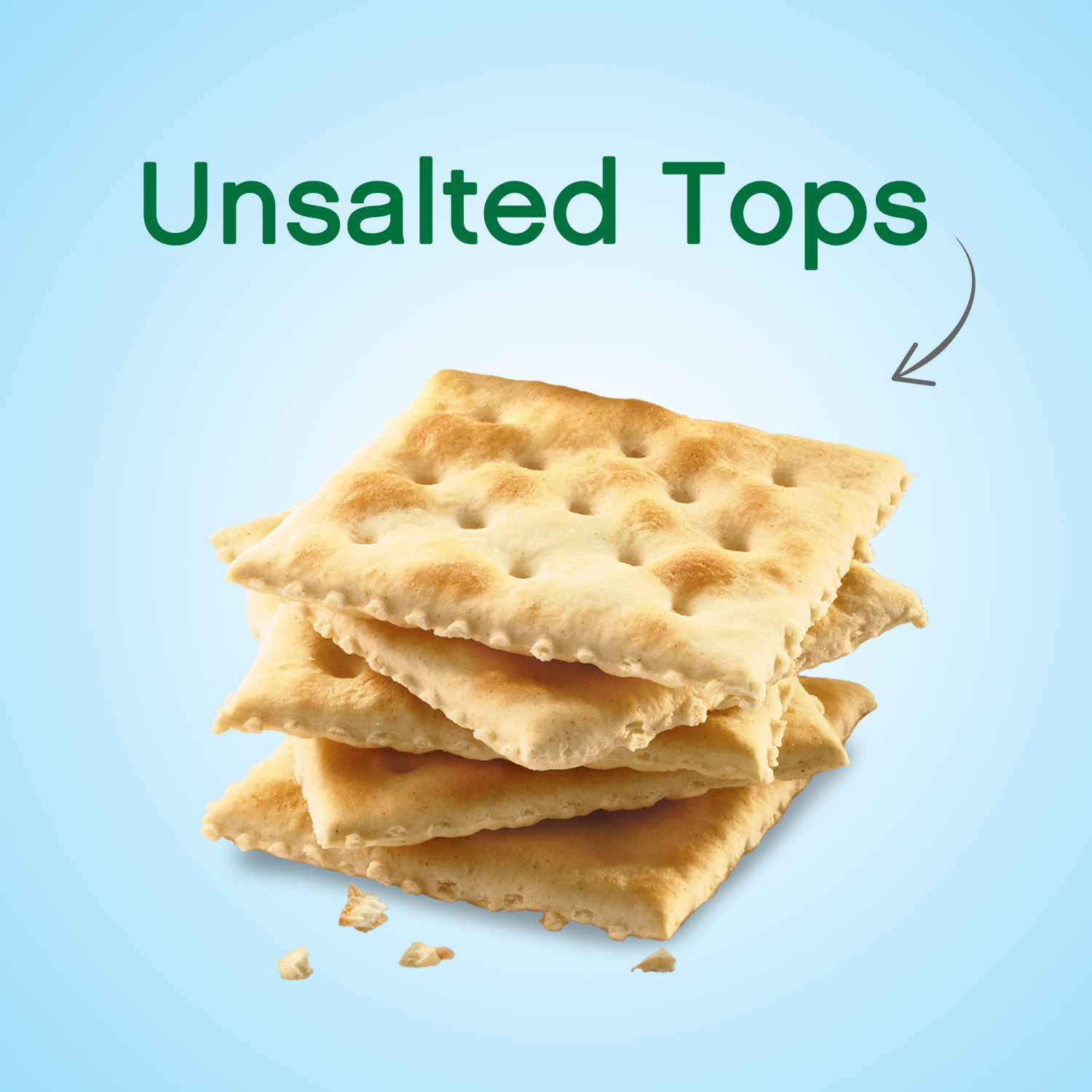 slide 4 of 5, Premium Unsalted Tops Saltine Crackers, Lunch Snacks, 16 oz, 1 lb