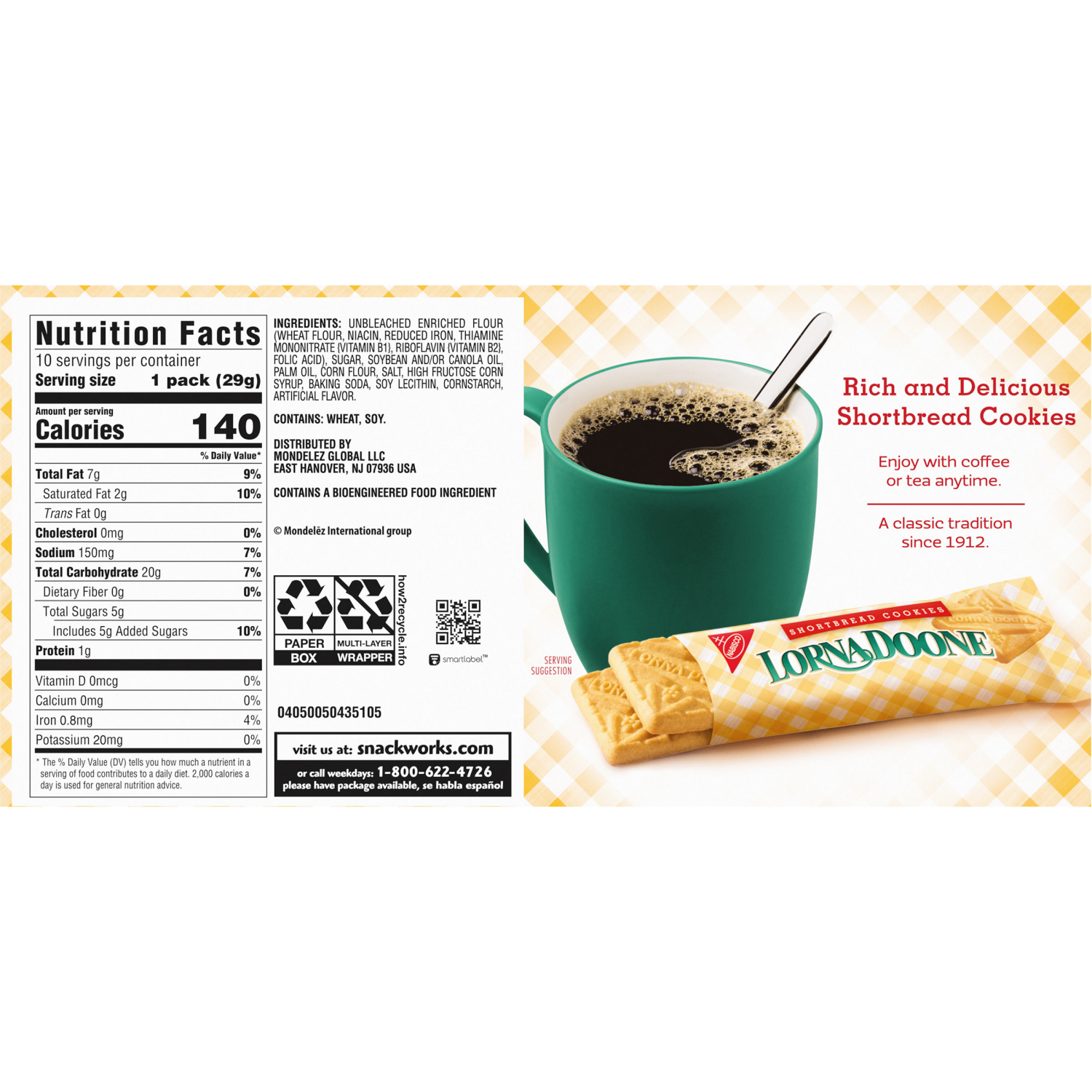 slide 8 of 8, Lorna Doone Shortbread Cookies - 10oz, 10 ct