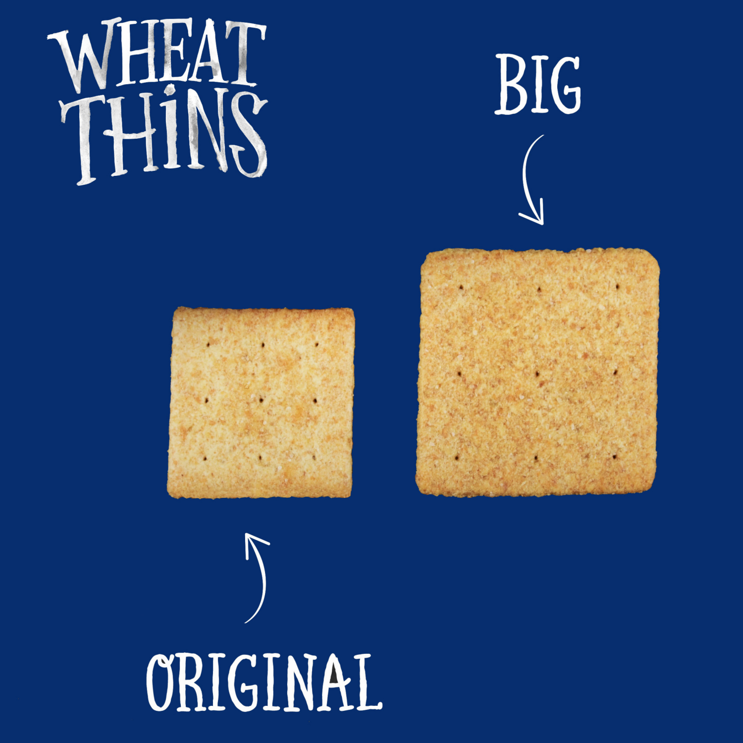 slide 2 of 5, Wheat Thins BIG Snacks, Whole Grain Wheat Crackers, Snack Crackers, 8 oz, 8 oz