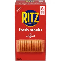 RITZ Fresh Stacks Original Crackers, Travel Snacks, 11.8 oz (8 Multi Snack Packs)