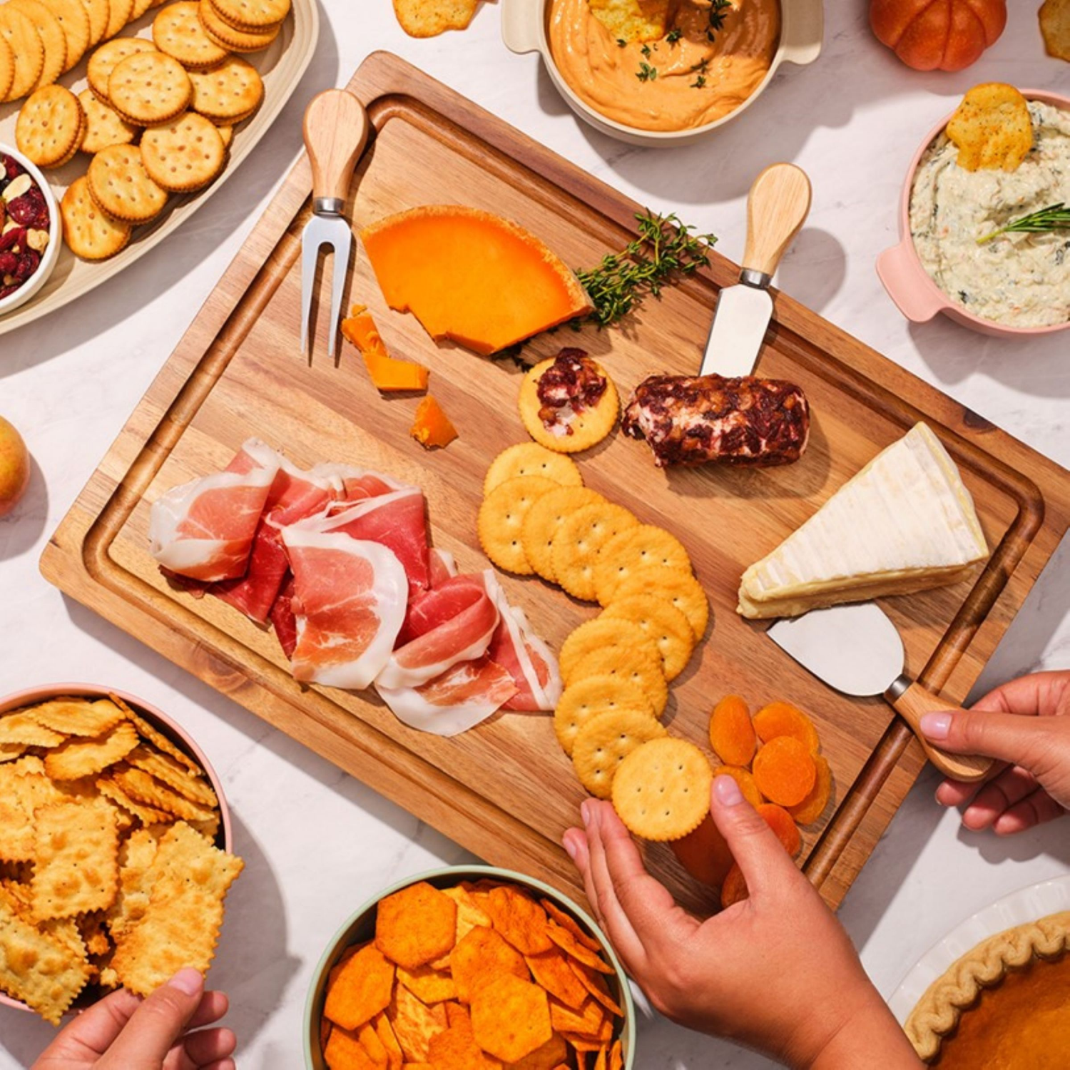 slide 4 of 8, RITZ Roasted Vegetable Crackers, Snacks for Kids and Adults, Lunch Snacks, 13.3 oz, 13.3 oz