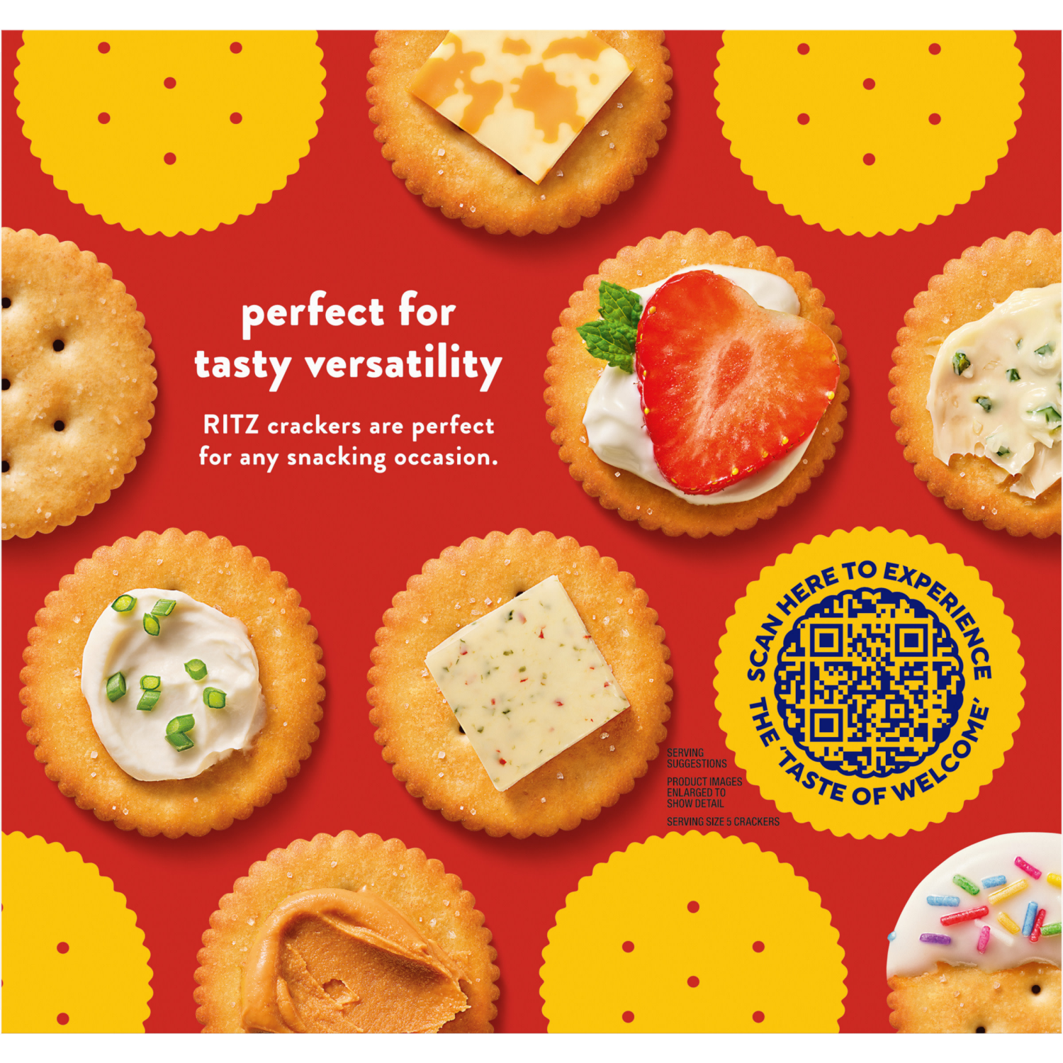 slide 5 of 8, RITZ Garlic Butter Crackers, Snacks for Kids and Adults, Lunch Snacks, 13.7 oz, 13.7 oz