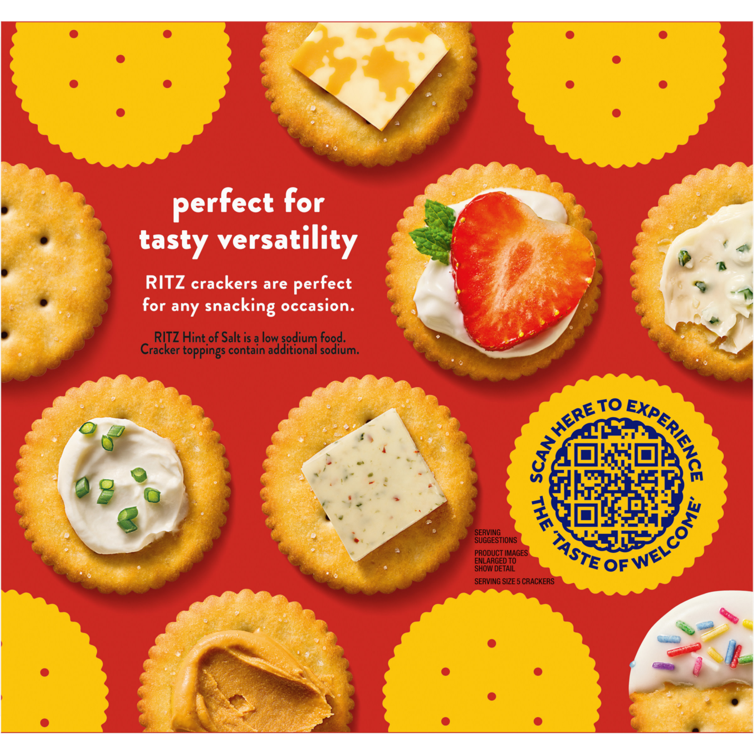 slide 5 of 5, RITZ Hint of Salt Crackers, Snacks for Kids and Adults, Lunch Snacks, 13.7 oz, 13.7 oz