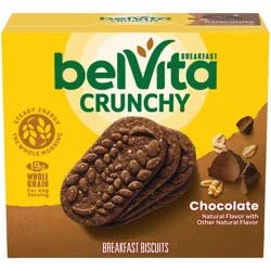 belVita Chocolate Breakfast Biscuits, 5 Packs (4 Biscuits Per Pack) - 8.8 oz