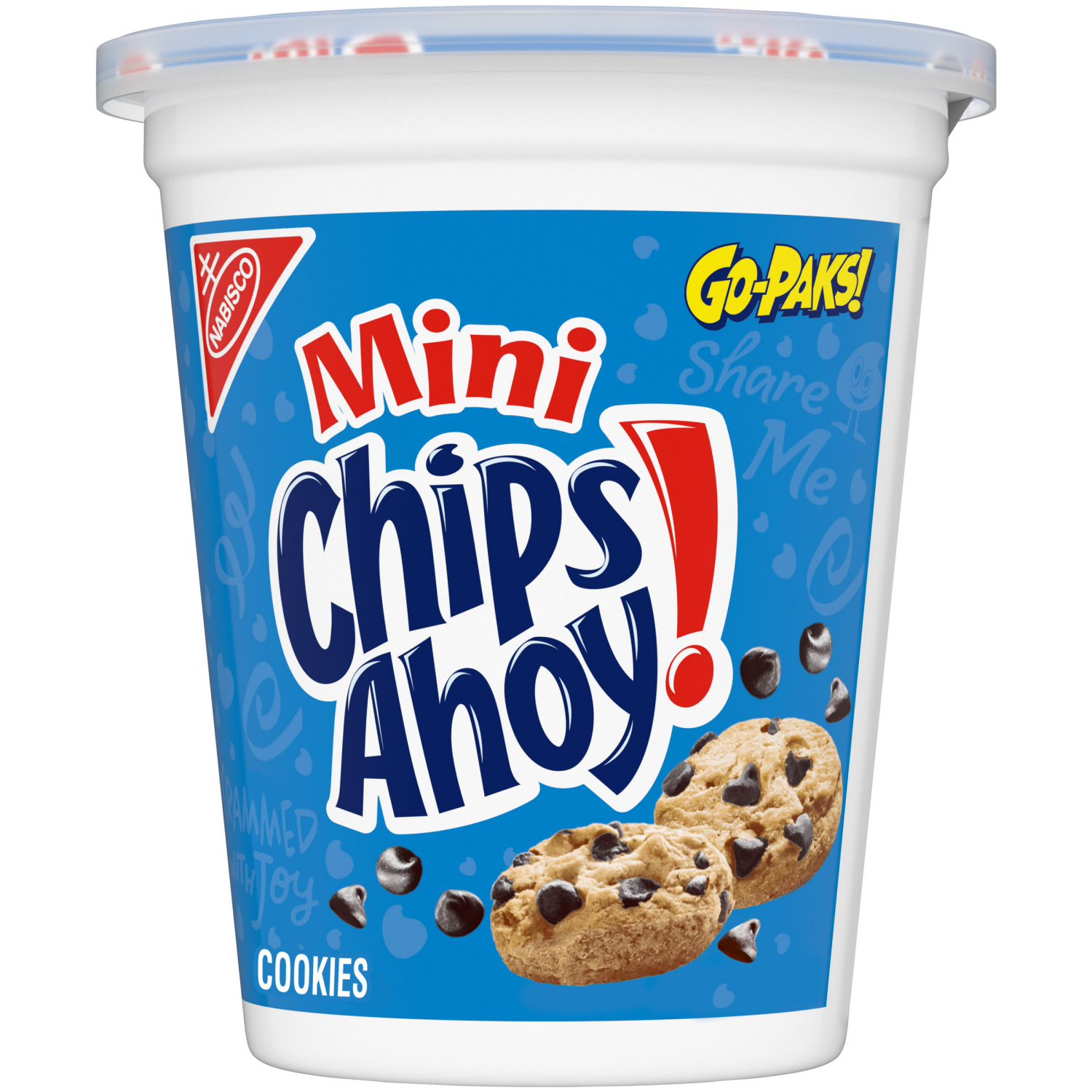slide 1 of 8, CHIPS AHOY! Mini Original Chocolate Chip Cookies, Go-Paks, 3.5 oz Cup, 3.5 oz