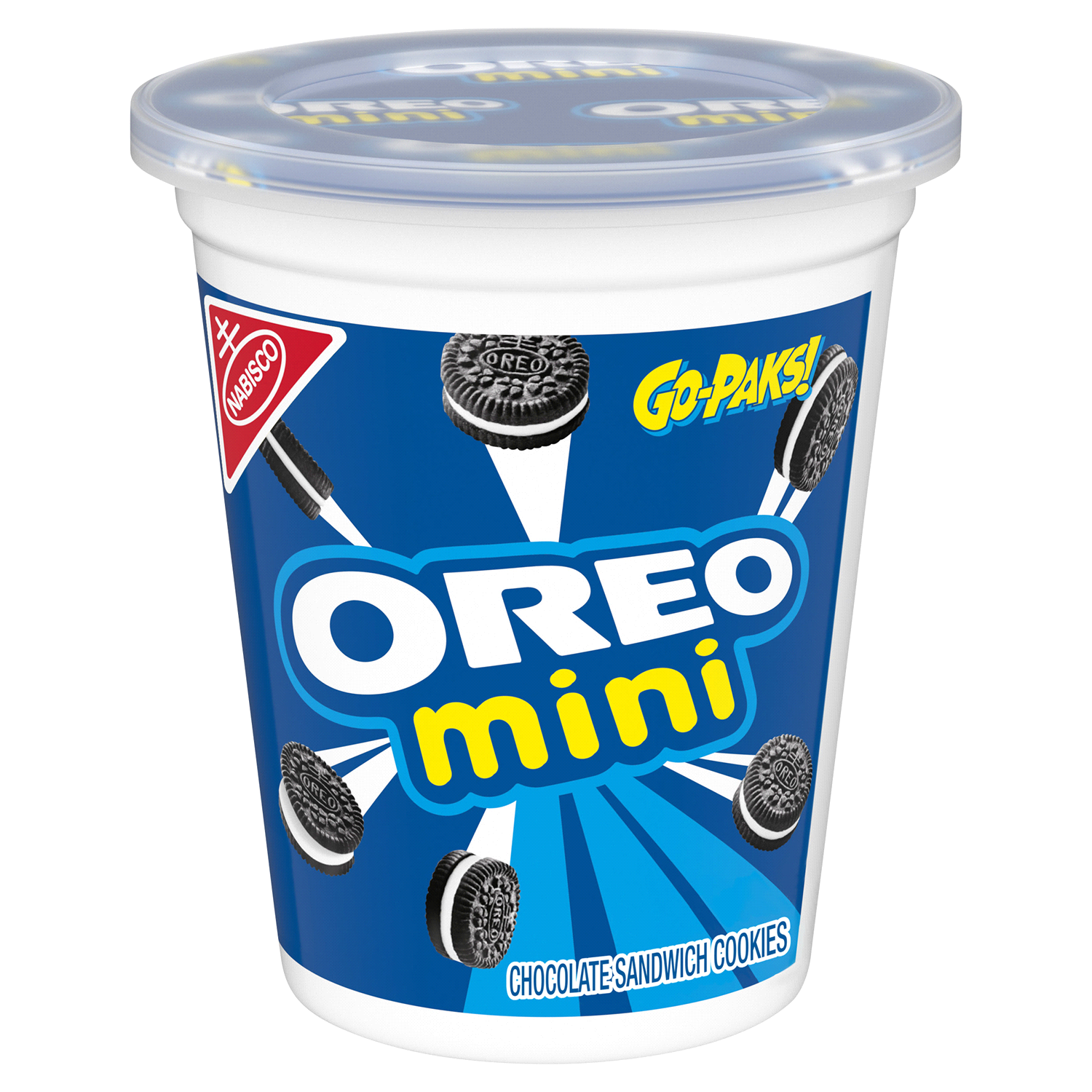slide 1 of 5, OREO Minis Chocolate Sandwich Cookies, 3.5 oz Snack Cup, 3.5 oz