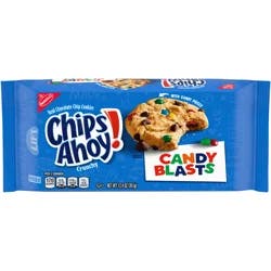 CHIPS AHOY! Crunchy Candy Blasts, Fudgy, Chocolate Chip Cookies, 12.4 oz