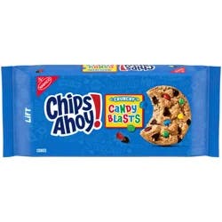 CHIPS AHOY! Crunchy Candy Blasts, Fudgy, Chocolate Chip Cookies, 12.4 oz