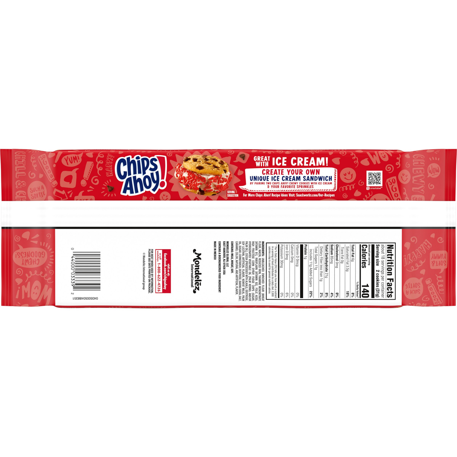 slide 5 of 5, CHIPS AHOY! Chewy Chocolate Chip Cookies, Family Size, 19.5 oz, 19.5 oz