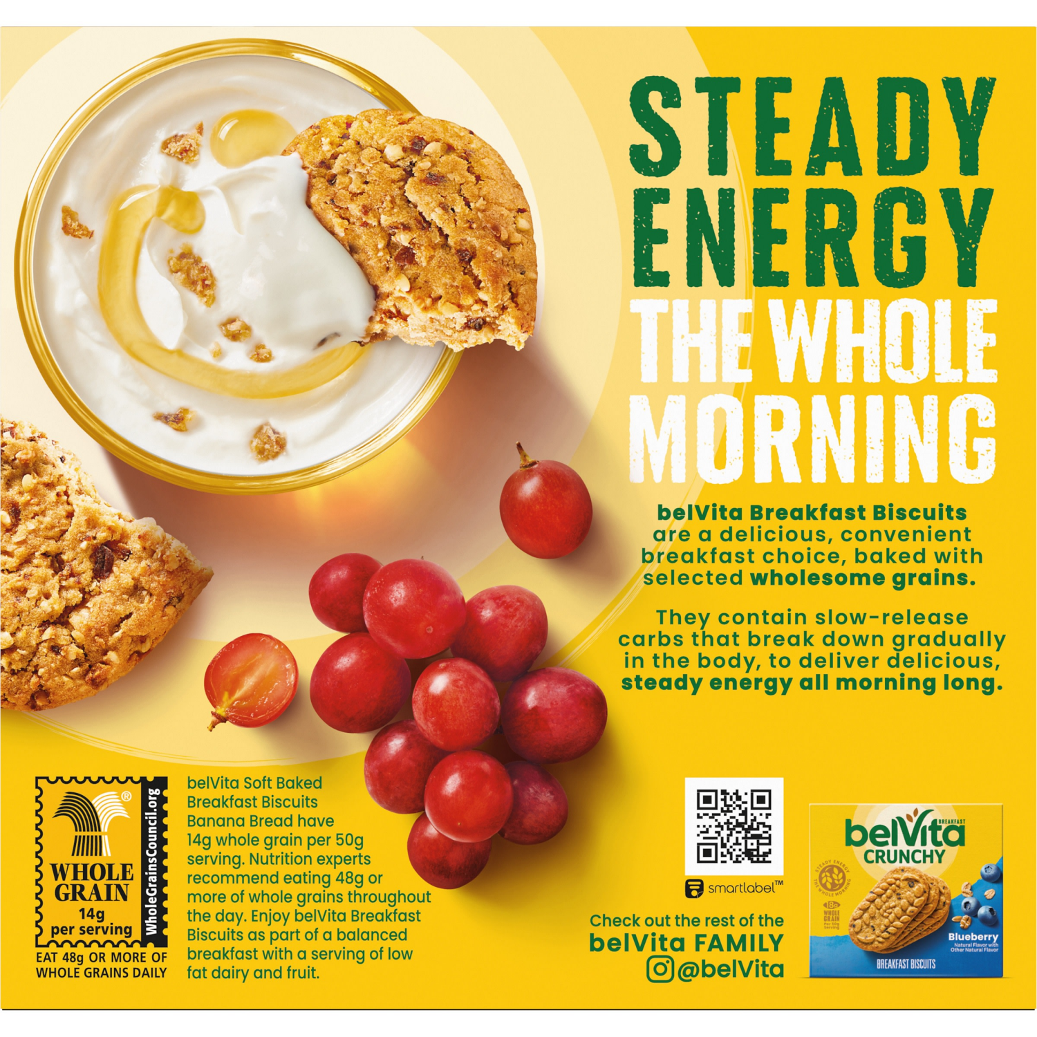 slide 8 of 8, belVita Soft Baked Banana Bread Breakfast Biscuits, 5 Packs (1 Biscuit Per Pack), 5 ct