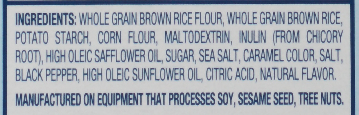 slide 8 of 8, Rice Thins Rice Snacks, Thin, Brown Rice, Sea Salt & Pepper, 3.5 oz