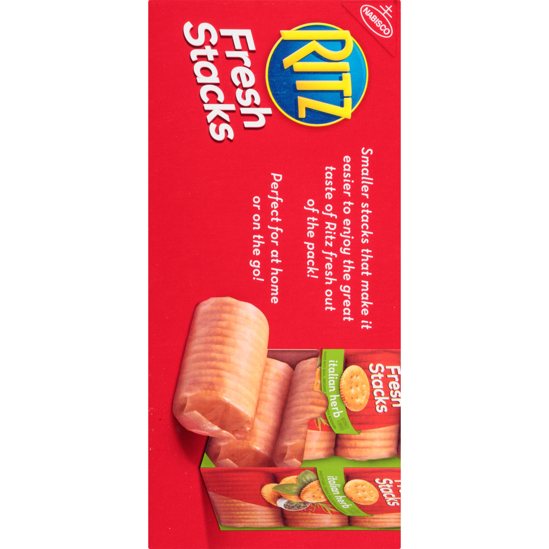 slide 4 of 8, Ritz Italian Herb Crackers - Fresh Stacks, 8 ct; 11.8 oz