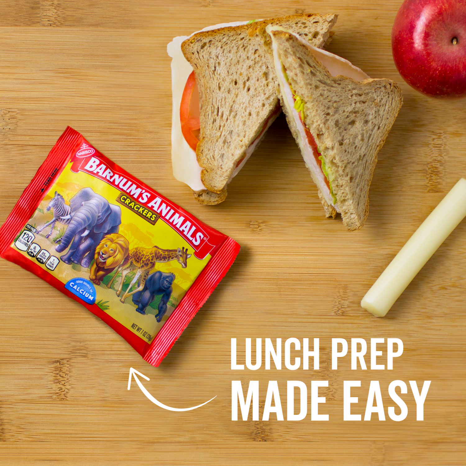 slide 7 of 8, Nabisco Fun Shapes Variety Pack, Barnum's Animal Crackers, Teddy Grahams and CHIPS AHOY! Mini, 20 Snack Packs, 20 ct