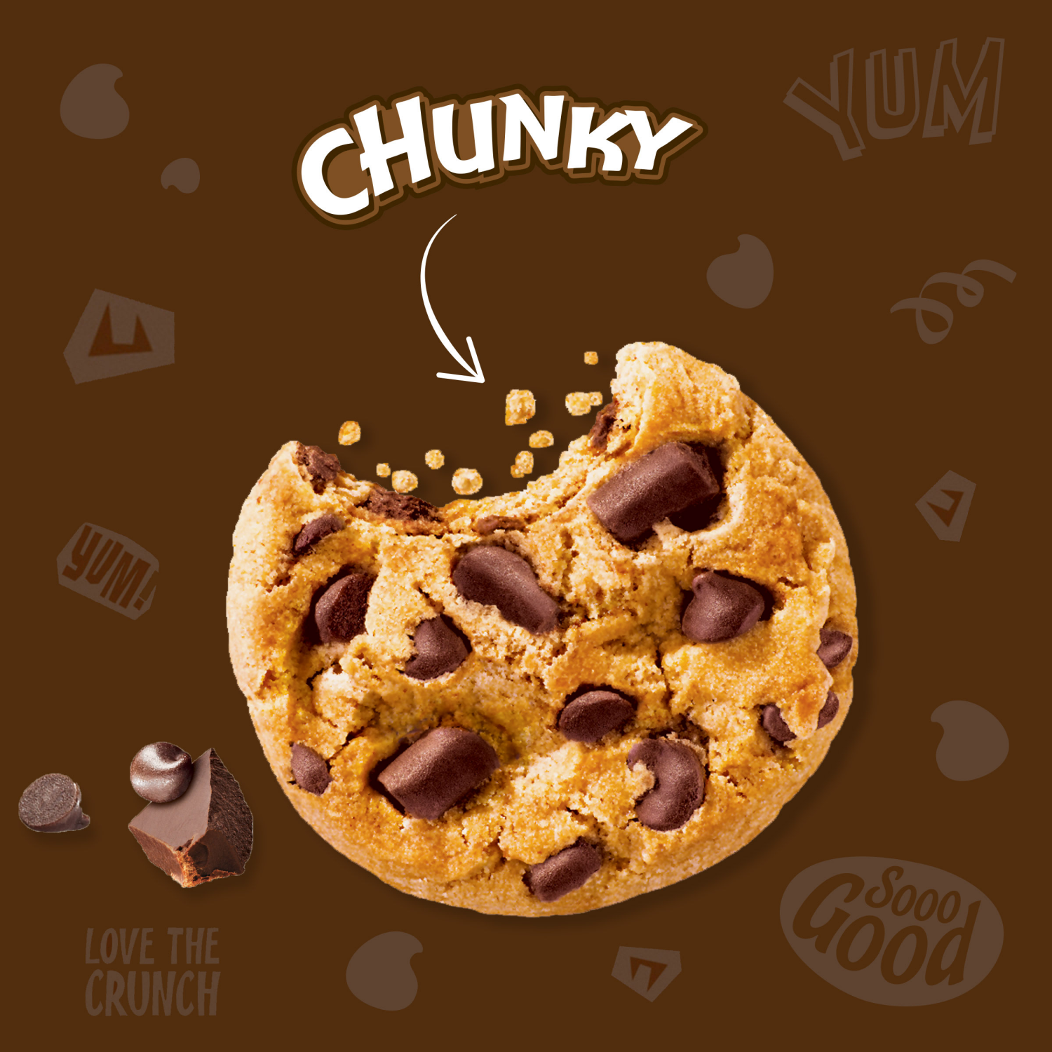 slide 6 of 8, CHIPS AHOY! Chunky Fudgy Chocolate Chip Cookies, Family Size, 18 oz, 18 oz