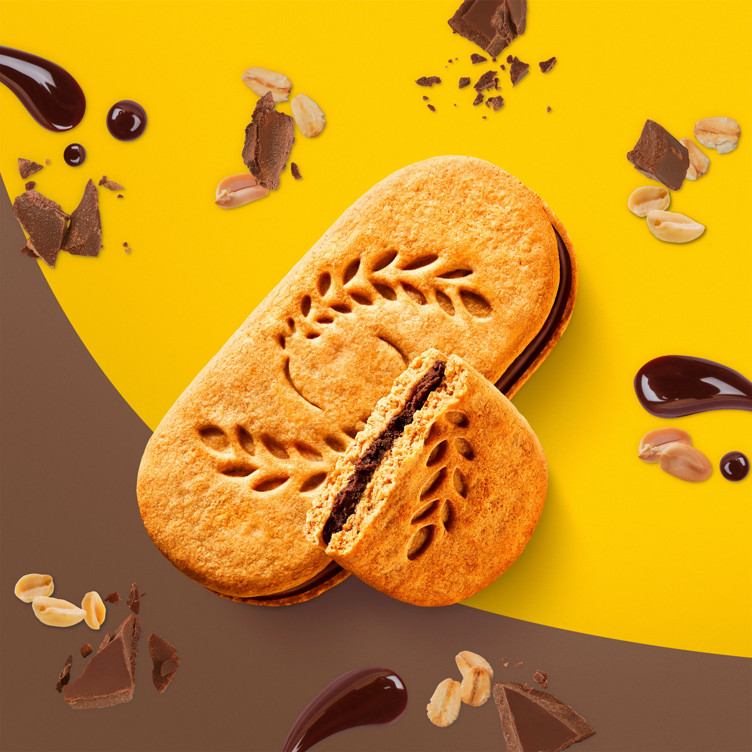 slide 6 of 8, Nabisco Belvita Dark Chocolate Creme Breakfast Biscuits, 5 ct