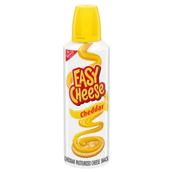 Easy Cheese Cheddar Cheese Snack, 8 oz