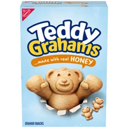 TEDDY GRAHAMS Honey Graham Snacks, Kids Snacks, 10 oz