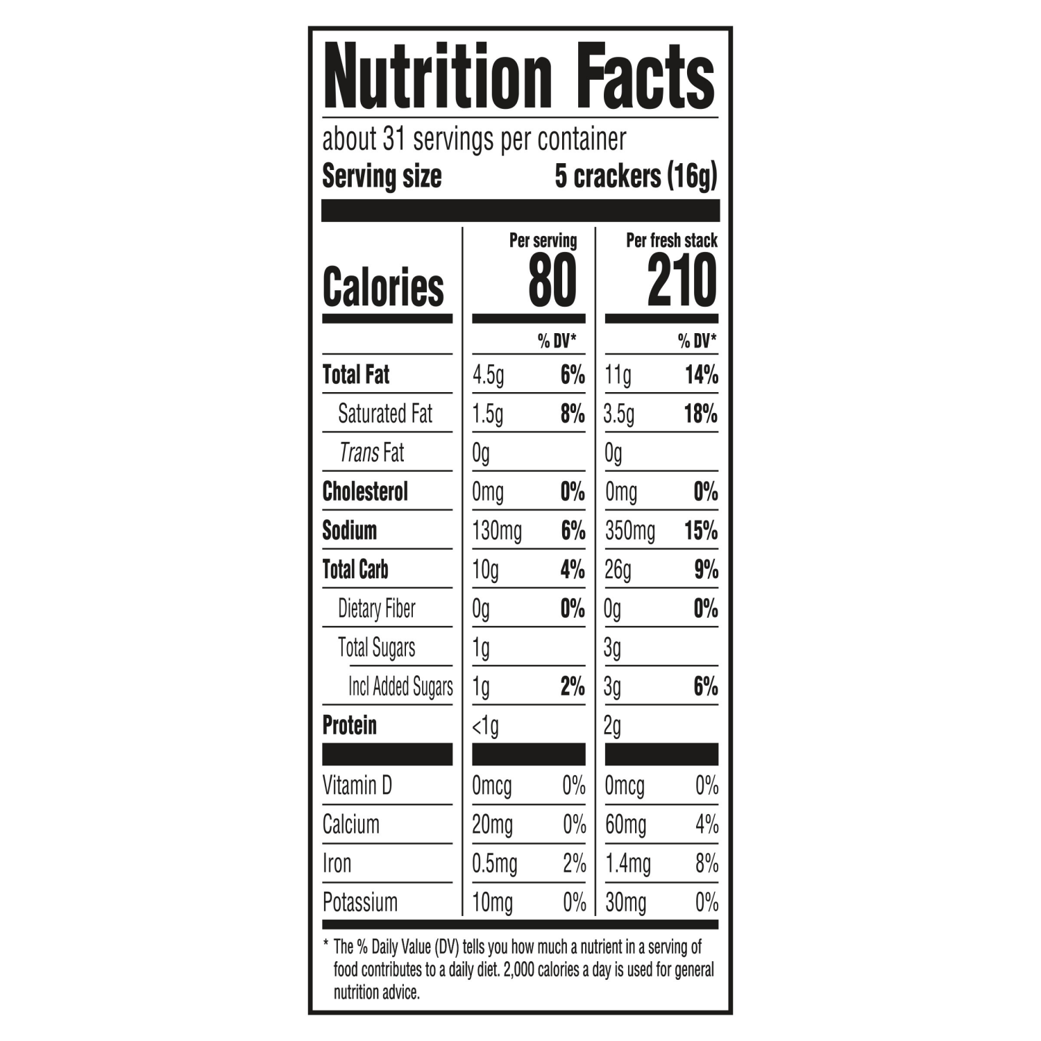 slide 3 of 5, RITZ Fresh Stacks Original Crackers, Travel Snacks, Family Size, 17.8 oz (12 Multi Snack Packs), 12 ct