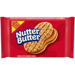 NUTTER BUTTER Peanut Butter Sandwich Cookies, Family Size, 16 oz