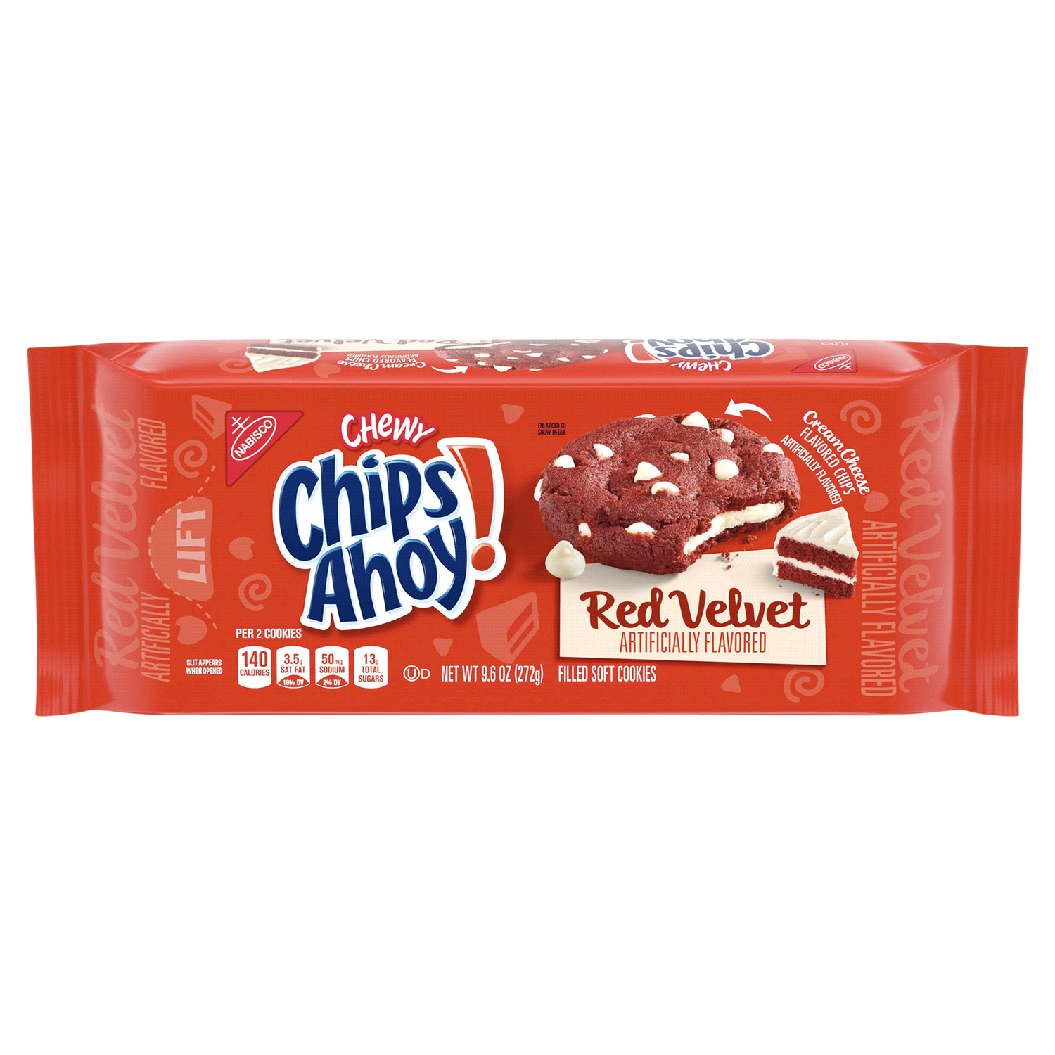 slide 1 of 5, CHIPS AHOY! Chewy Red Velvet Cookies, 9.6 oz, 9.6 oz