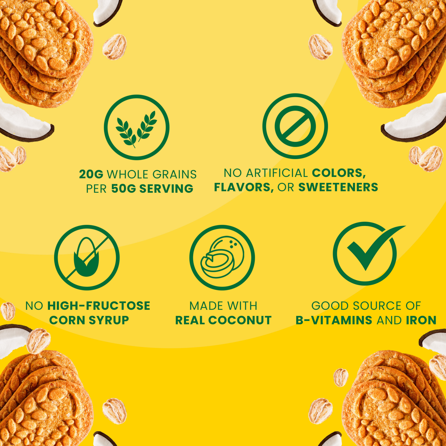 slide 4 of 8, Nabisco Belvita Toasted Coconut Breakfast Biscuits, 5 ct