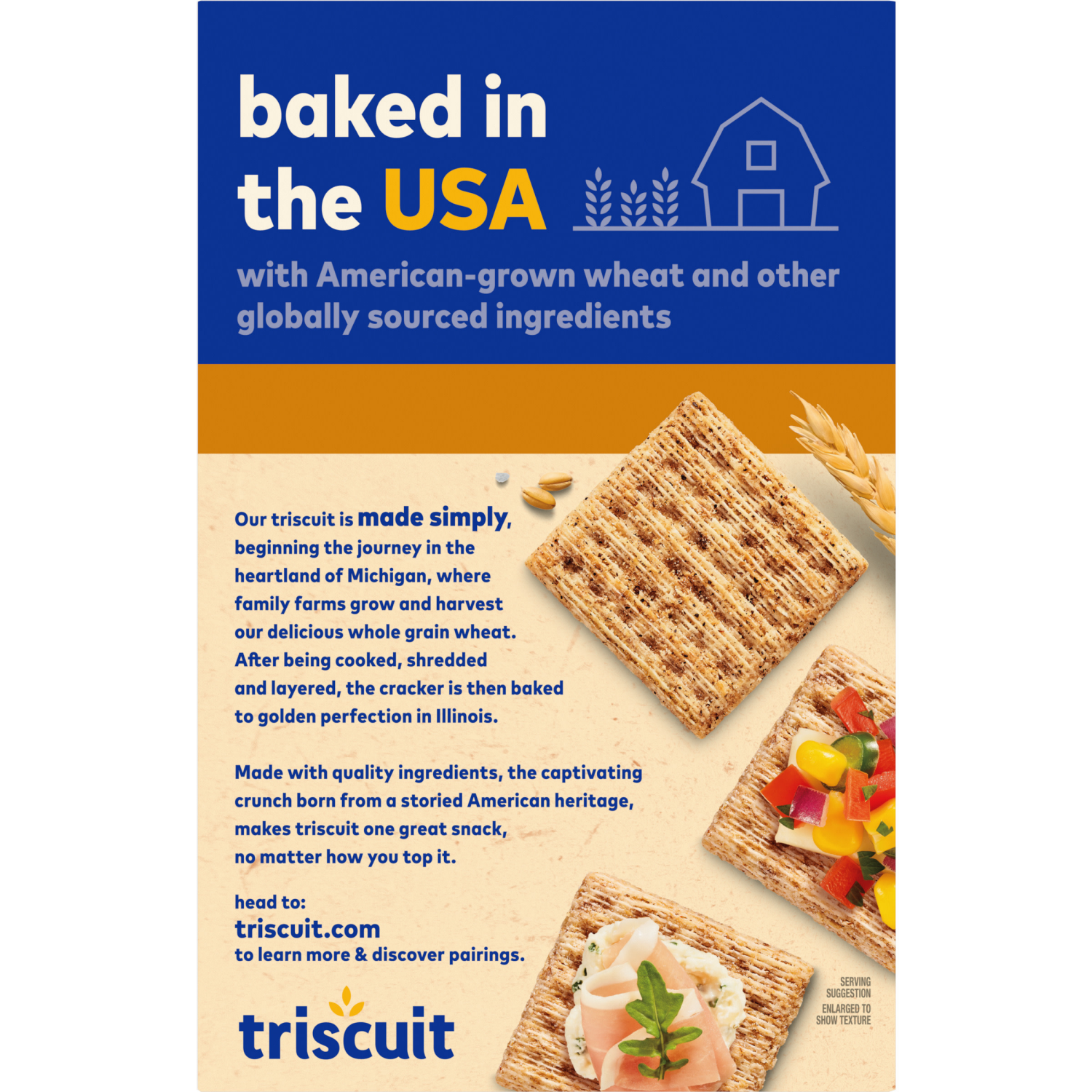 slide 5 of 5, Triscuit Smoked Gouda Whole Grain Wheat Crackers, Lunch Snacks, Snack Crackers, 8.5 oz, 8.5 oz