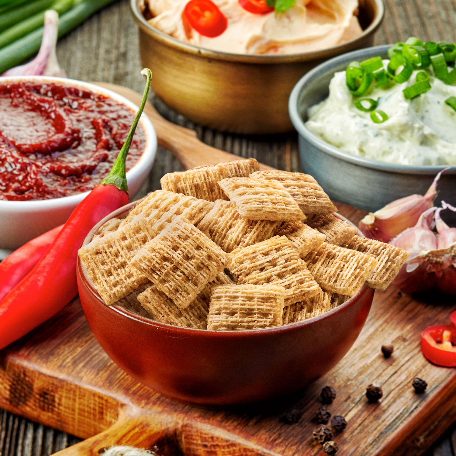 slide 2 of 5, Triscuit Minis Original Whole Grain Wheat Crackers, Vegan Snacks, Snack Crackers, 8 oz, 8 oz