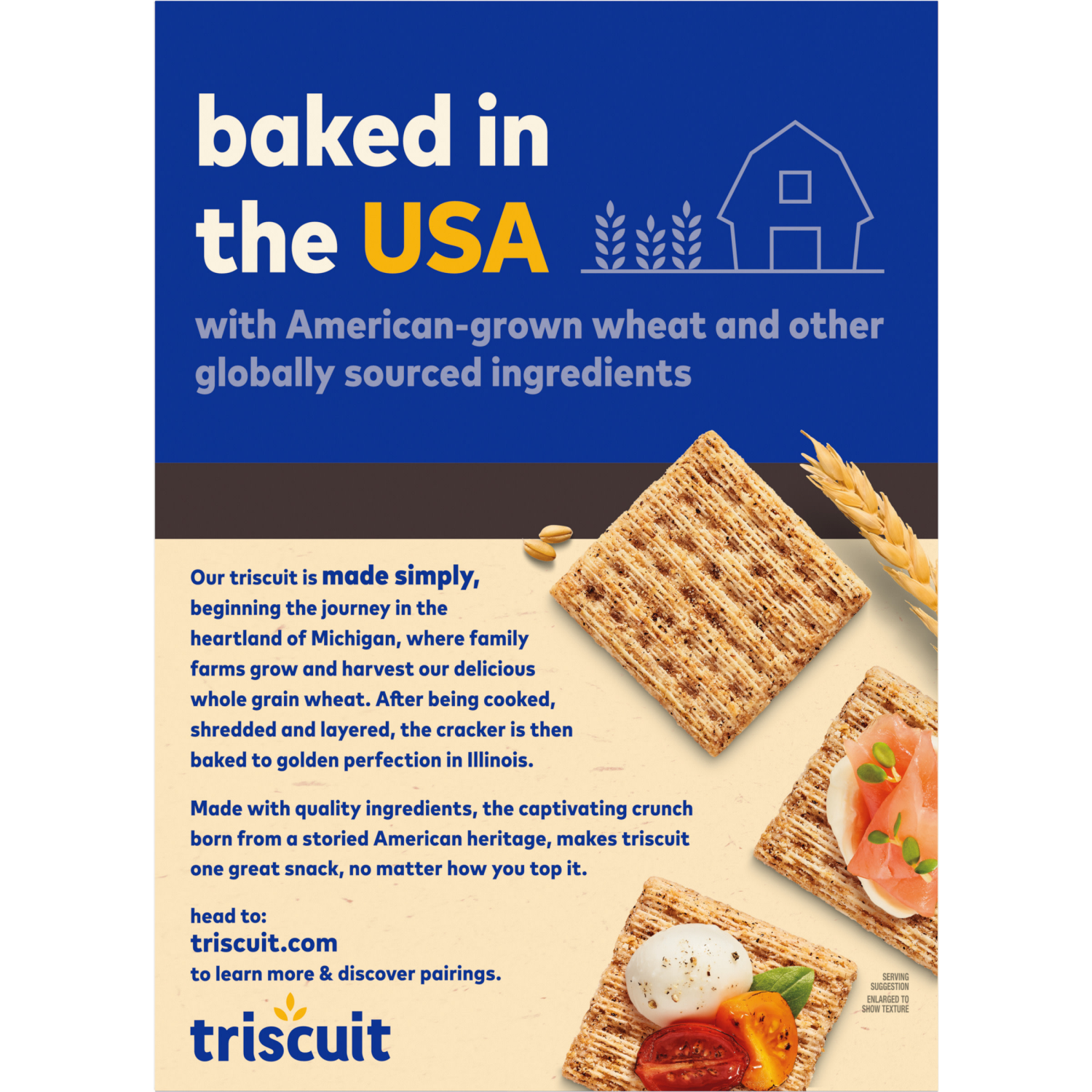 slide 5 of 5, Triscuit Cracked Pepper & Olive Oil Whole Grain Wheat Crackers, Lunch Snacks, Snack Crackers, Family Size, 12.5 oz, 12.5 oz