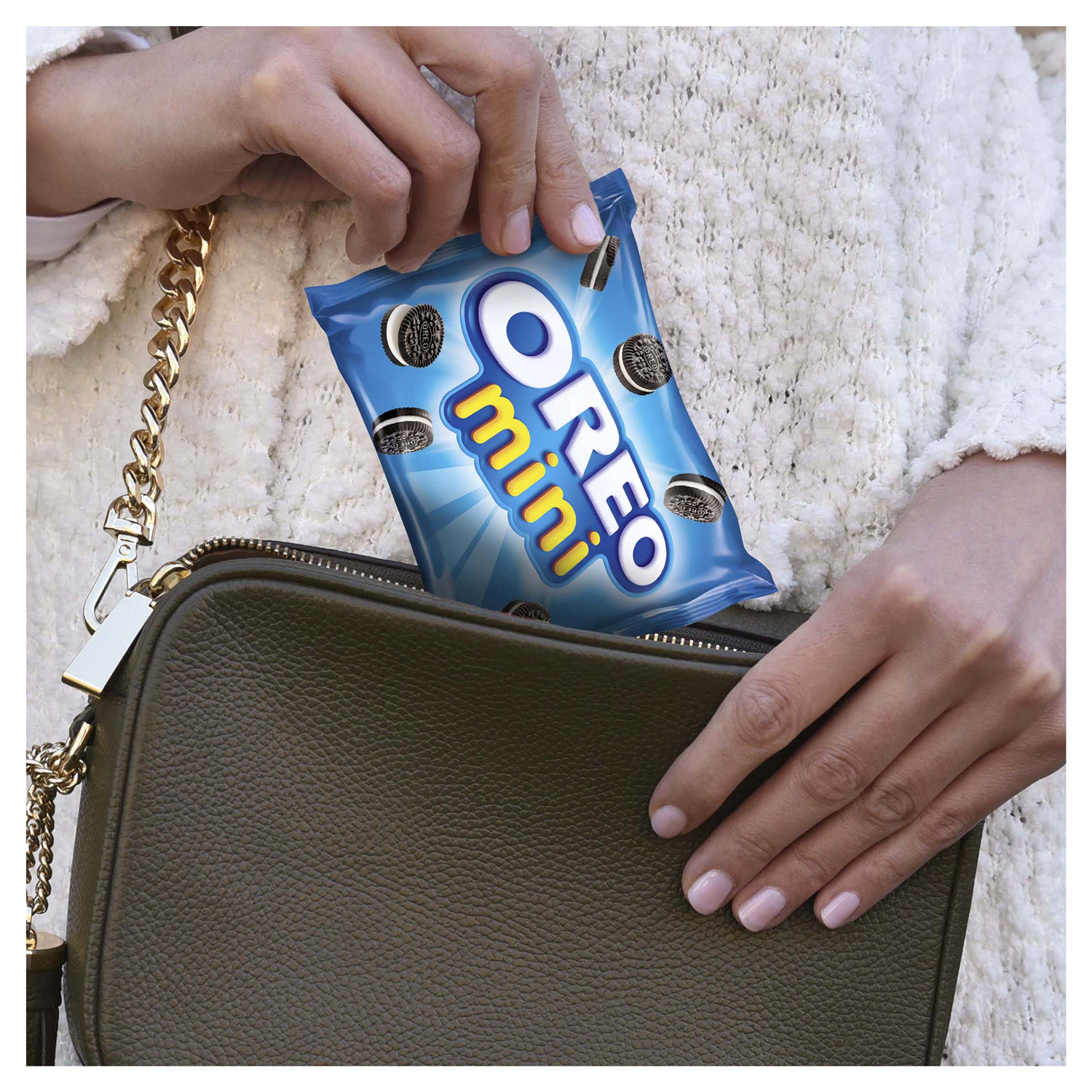 slide 5 of 5, OREO Mini Mix Sandwich Cookies Variety Pack, 20 Snack Packs, 20 ct