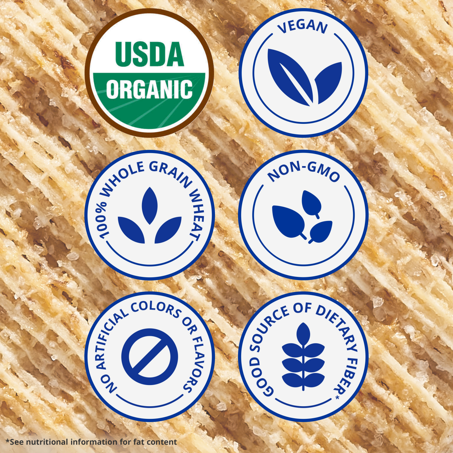 slide 4 of 8, Triscuit Organic Original Whole Grain Wheat Crackers, Organic Crackers, Vegan Snacks, Lunch Snacks, 6.5 oz, 6.5 oz