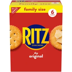 RITZ Original Crackers, Snacks for Kids and Adults, Lunch Snacks, Family Size, 20.5 oz