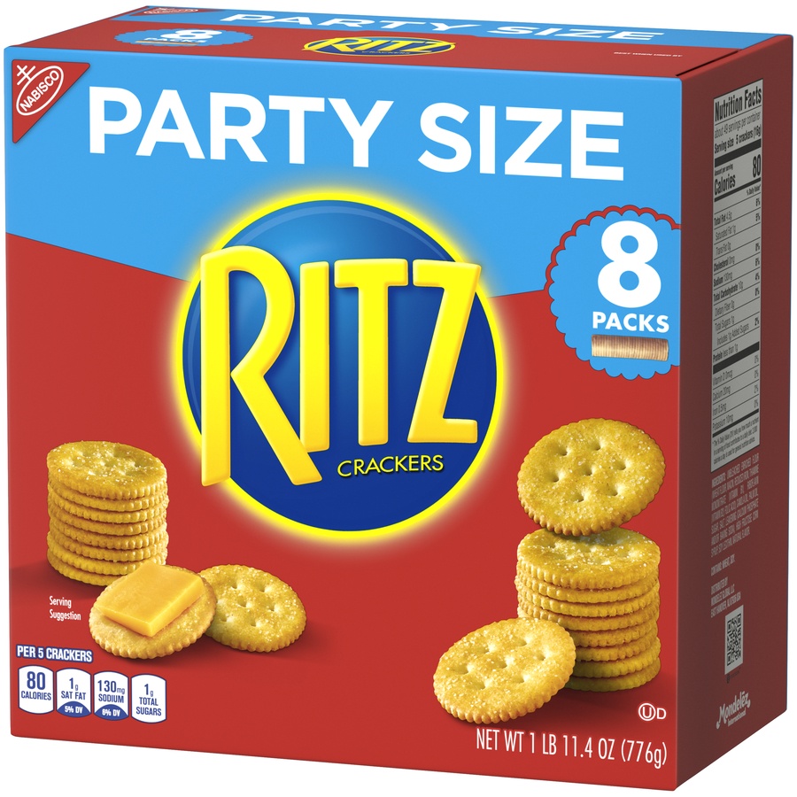 slide 5 of 8, Ritz Party Size Crackers - 27.4oz, 27.4 oz