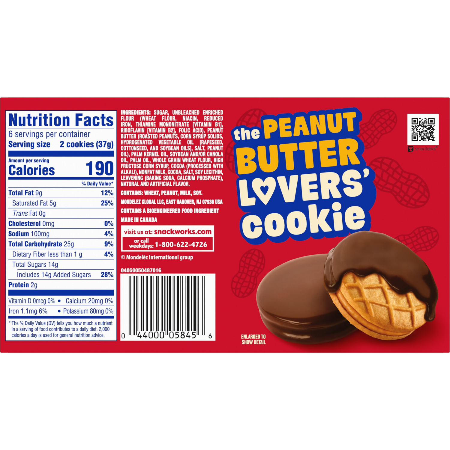 slide 8 of 8, NUTTER BUTTER Fudge Covered Peanut Butter Sandwich Cookies, 7.9 oz, 7.90 oz