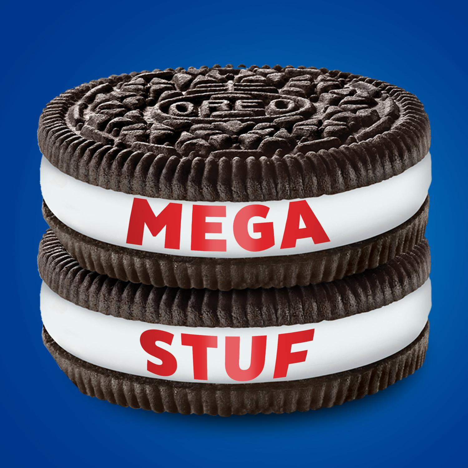 slide 6 of 8, OREO Mega Stuf Family Size Sandwich Cookies- 17.6 oz, 17.6 oz