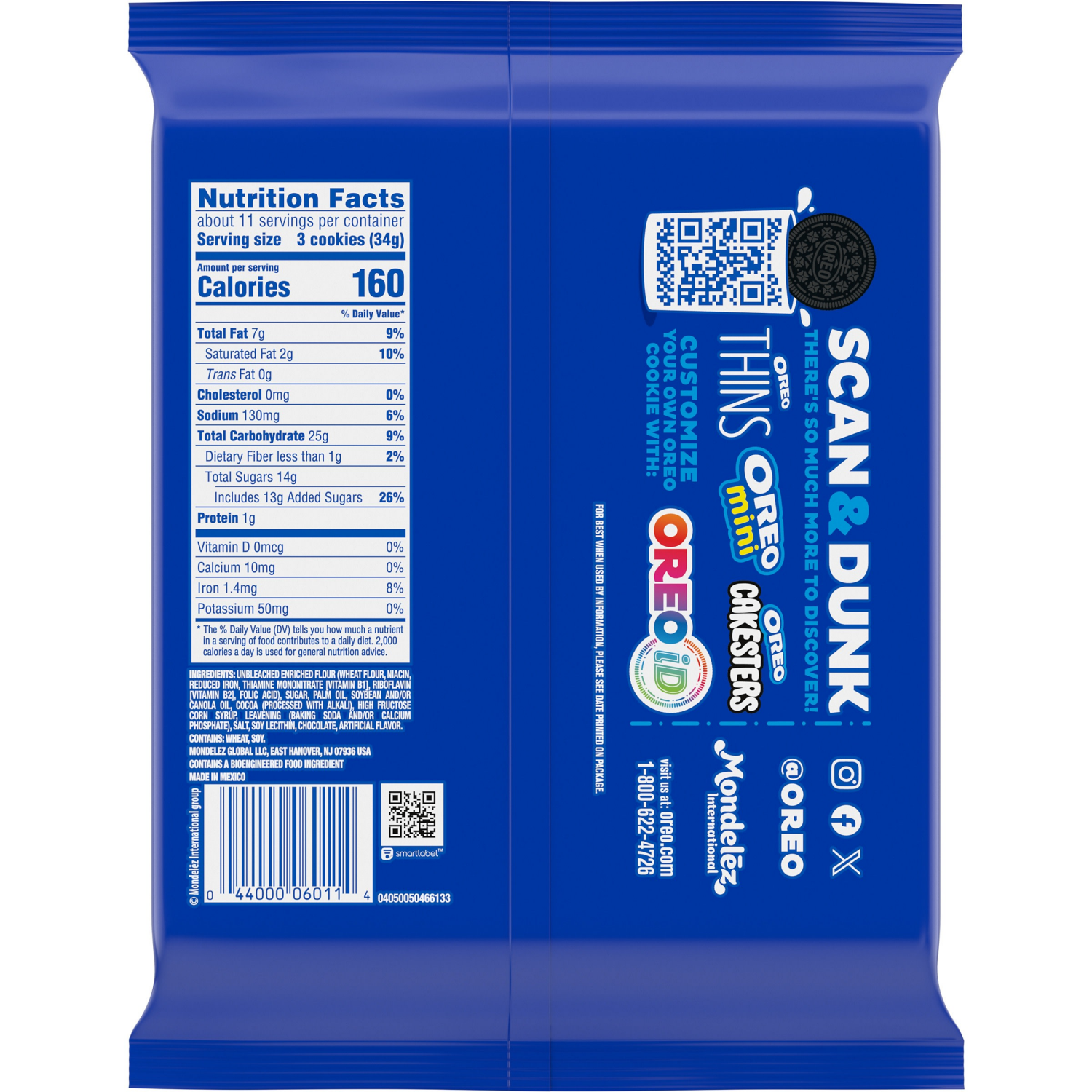 slide 8 of 8, Oreo Chocolate Sandwich Cookies, 13.29 oz