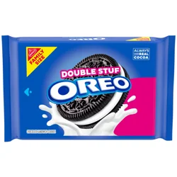 Oreo Double Stuf Chocolate Sandwich Cookies Family Size - 18.71oz