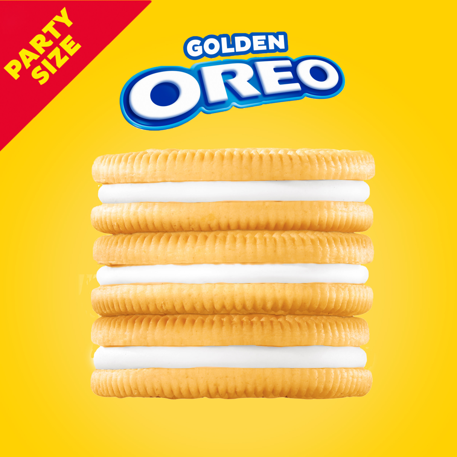 slide 4 of 5, OREO Golden Sandwich Cookies, Party Size, 24.16 oz, 24.16 oz