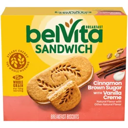 Belvita Breakfast Cinnamon Brown Sugar & Vanilla Creme Breakfast Biscuits