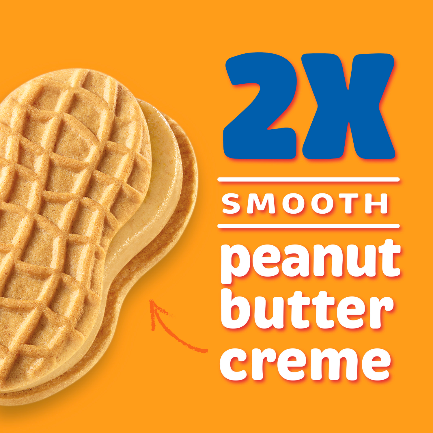 slide 6 of 8, NUTTER BUTTER Double Nutty Peanut Butter Sandwich Cookies, Family Size, 15.27 oz, 15.27 oz